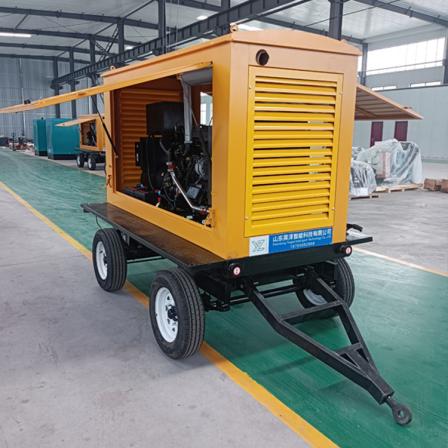 Weichai Power Emergency Standby 50kw Movable Diesel Generator Set Special for Outdoor Emergency Power Vehicle