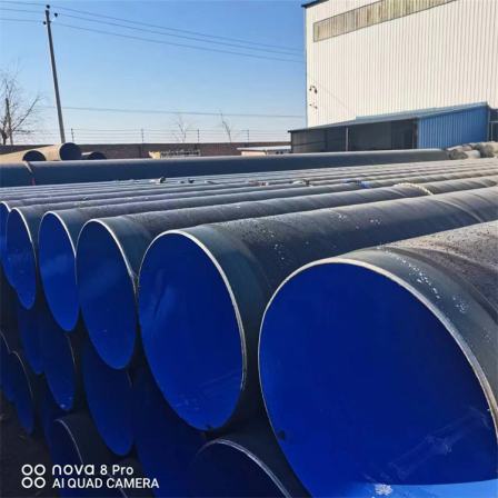 3PE anti-corrosion seamless steel pipe composite pipeline with external 3PE inner coating for water transmission in hydraulic engineering