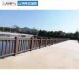 Outdoor Wooden Plastic Flooring Changzhi Xiangyuan Fence Scenic Area Riverside PE Plastic Wood Flooring Plank Road Fence