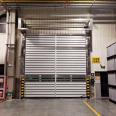 Hard and fast rolling shutter doors at airport freight stations for anti-theft, safety, wind and rain resistance, and high-speed operation