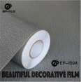 Easy to stick EP-FILM fabric pattern WP series public place wall decoration wood grain film wood veneer PVC material