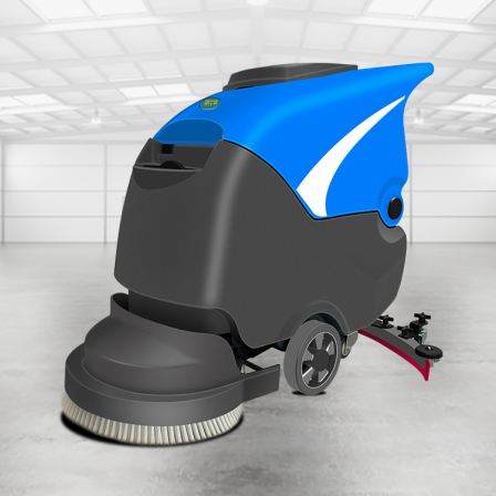 Guanjie Commercial Hand Pushed Floor Scrubber, Shopping Mall Hospital Suction and Drag Integrated Electric Floor Scrubber, Epoxy Floor Scrubber