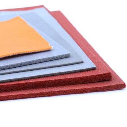 Customized high-temperature resistant silicone foam board, self-adhesive silicone gasket, shock-absorbing foam board size can be customized