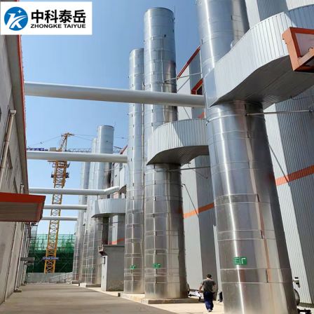 Industrial equipment and air duct exhaust emissions from Zhongke Taiyue Chemical, Incineration, and Double layer Stainless Steel Chimney Plant