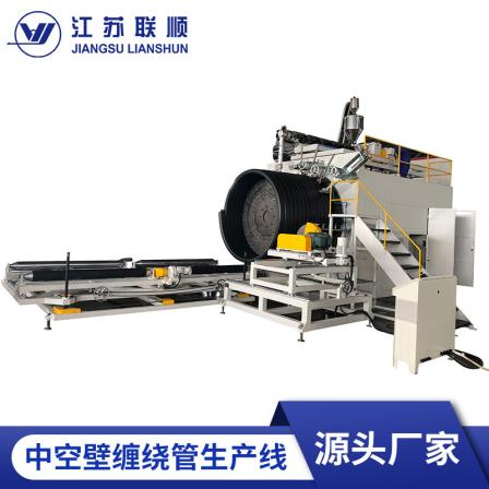 Processing of Large Diameter Single Screw Extruder Blowdown Pipe Machinery for Hollow Wall Winding Pipe Production Line