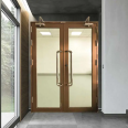 Wholesale of 201 stainless steel glass fireproof doors by local manufacturers with various thicknesses, supporting customized nationwide shipment