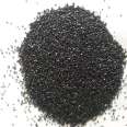 Black emery sandblasting abrasive floor wear-resistant raw materials for polishing and rust removal