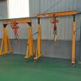 Yueli Heavy Industries supplies small gantry cranes with movable simple gantry frames