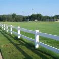 Qige Production Racecourse PVC Fence Farm Ranch River Equestrian Fence Circle Alpaca Pet Amusement Park