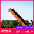 Customized large-scale weathering steel landscape sculpture cutting background wall, building exterior wall, red rust steel landscape metal curtain wall