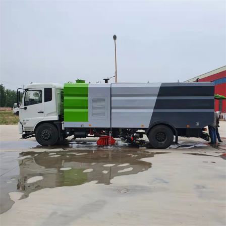 Hongke Environmental Sanitation Dongfeng Tianjin 12 square meter washing and sweeping vehicle cleaning to increase efficiency