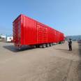 The box transport semi-trailer adopts high-strength steel for smooth operation and reasonable driving structure