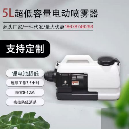 CS-3030 ultra-low capacity spray 5L portable lithium electric sterilizer indoor and outdoor air disinfection and sterilization atomizer