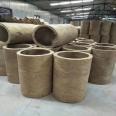 Ultrafine fiber glass wool pipe, aluminum foil composite glass wool pipe shell, step-up rock wool insulation pipe