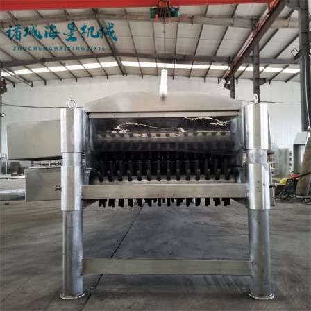 Horizontal hair removal machine for poultry slaughter, broiler chickens, meat and duck hair removal equipment, fully automatic poultry hair removal machine