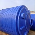 10 tons of customized blue PE thickened acid alkali corrosion resistant storage tank, sun proof and safe container