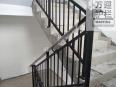 Iron staircase handrail, step protective railing, glass staircase guardrail, safety protective railing