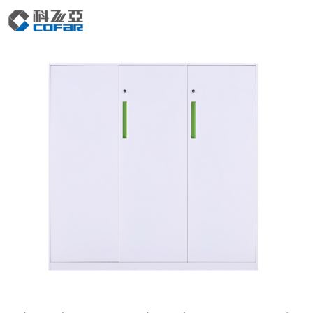 Three door low cabinet office data storage cabinet steel file cabinet 200x1200x400mm