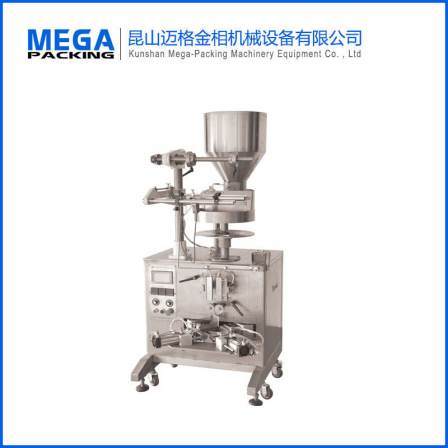 MG160/180 triangle bag crispy sausage Beef ball brown rice roll biscuit sesame salt puffing food packaging machine
