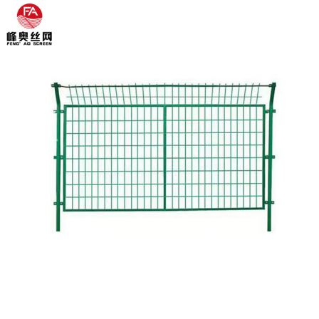 Customized frame protective net, highway guardrail net, green PVC impregnated iron wire fence