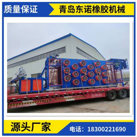 U-shaped rotary fully automatic film cooling line, multi blade slitting, weighing, swinging, and secondary picking up robot arm