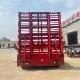 13.75 meter large plate ladder truck, flat semi trailer, total weight 40000kg, manufactured by Hongsheng