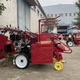 The fully automatic self-propelled corn straw harvester is easy to operate