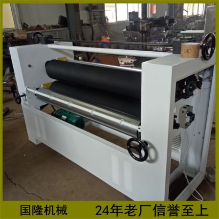 Rolling glue machine, density board, plywood, wood veneer, insulation integrated board, double-sided adhesive coating machine, simple operation
