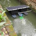 【 Dongfangyuan 】 Solar powered strong flow making aerator for river sewage black and odorous water treatment