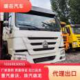 Export SINOTRUK HOWO dump truck 375 horsepower HOWO real height wheel dump truck