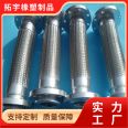 Wear resistant metal hose 316 stainless steel industrial pipe spot national standard food grade conveying pipe