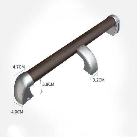 Solid wood staircase handrail, elderly, disabled, bathroom, toilet, safety handle, corridor handrail KYR1574