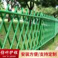 201 stainless steel bamboo guardrail for rural construction, green fence, 3m long imitation bamboo guardrail manufacturer