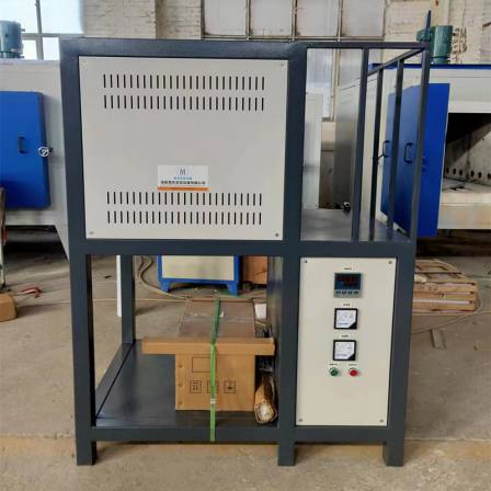 High temperature crucible type frit furnace, glass ceramic melting, automatic material flow, complete specifications, safe operation, intelligent temperature control