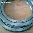 High precision four point contact ball type rotary bearing with small clearance and lightweight rotary bearing with external teeth