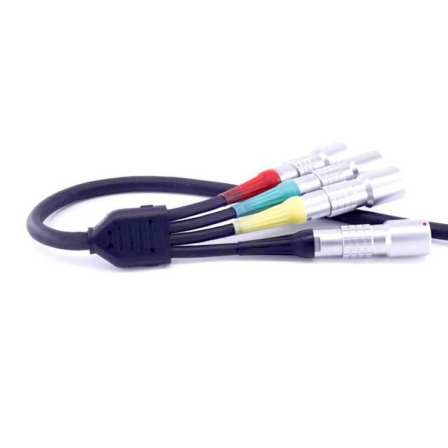 Customized FGG/0B/1B/2B/3B aviation plug push pull self-locking connection cable adapter cable