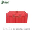 Orange-red plastic box Flood fighting and flood control equipment Materials and equipment Storage and transportation box Modular storage box PE