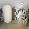 Light luxury decoration, full house decoration, free indoor style design, customized indoor wardrobe and cabinet v0037