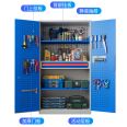 Heavy metal multifunctional tool cabinet Factory workshop thickened iron sheet tool cabinet Storage and storage Mobile tool cart