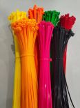 Wholesale garden colored nylon ties 3 * 100 * 150 * 200 * 250 * 300 * 4 * 5 black white red yellow Teal