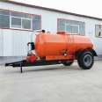 8 square organic water and fertilizer spraying tank truck, liquid fertilizer spreader, biogas slurry manure spreader