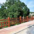 Cement imitation wood guardrail, scenic area, park, riverside guardrail, antique wood guardrail, outdoor prefabricated concrete handrail guardrail