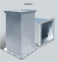 Stainless steel angle iron flange butt joint corrosion-resistant welded rectangular air duct for environmental dust removal system