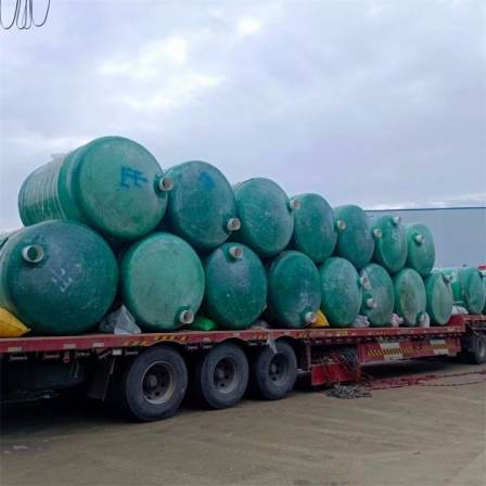 Finished FRP septic tank Rural toilet reconstruction Three format winding sewage treatment septic tank