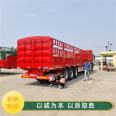 Manufacturers sell opposite door basket type semi trailers with standard configuration, high-strength plate design, and side overturning compartment railing trailer