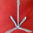 B-type folding anchor 10kg Ma steel material ship anchor surface galvanized, sturdy, anti-corrosion, and rust proof