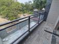 Wanying Glass Balcony Railing Iron Art Guardrail Insertion Installed by Professional Professionals