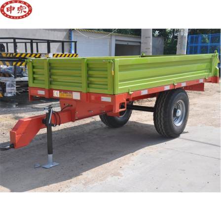 European agricultural trailer Shenzeng Machinery Single axle agricultural vehicle Grain transfer vehicle Mobile tool vehicle