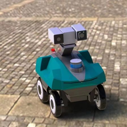 Outdoor Patrol Robot Station Industrial Park Square Park Intelligent Unmanned Driving Security Patrol