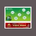 Advertising mechanism manufacturer provides 21.5-inch online advertising display, elevator vertical advertising screen